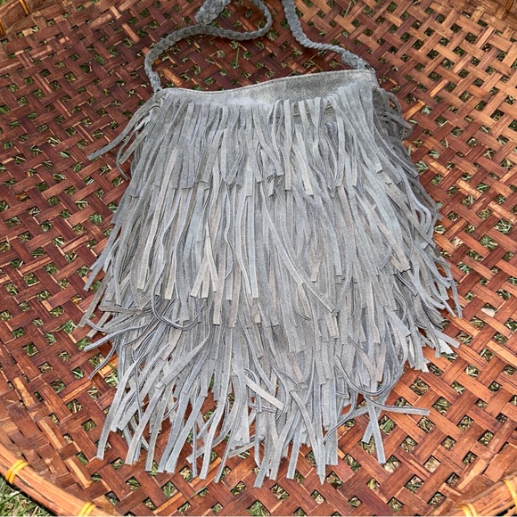 Ecote Suede Fringe Crossbody - Picture 9 of 9